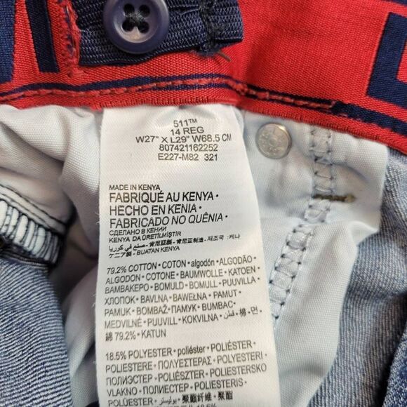 Levi's 511 jeans 14 reg - Picture 5 of 5